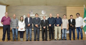 Diretoria e conselheiros fiscais eleitos para a gestão 2018/2021 da Amoesc e Simovale