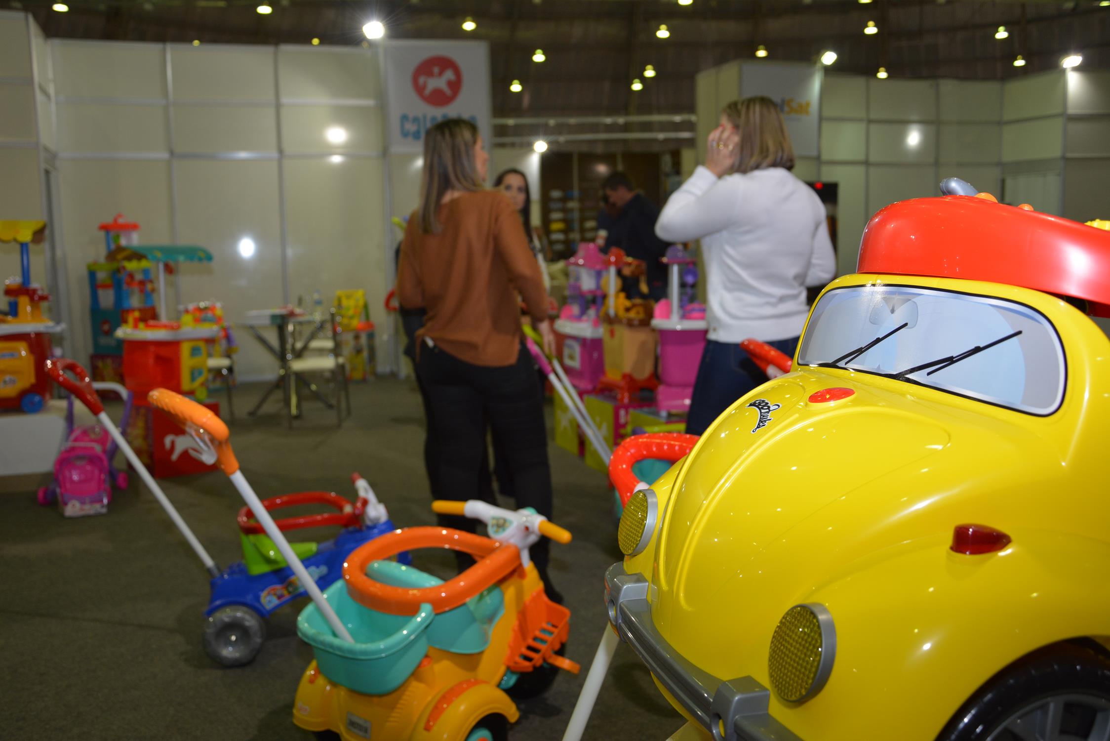Calesita demonstra várias opções de brinquedos na Mercomóveis 2019 